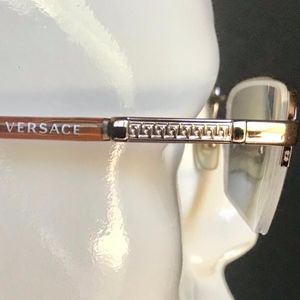 VERSACE Greek Key Glasses w/ Case • Mod 1066 • NEW